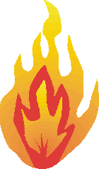 As the fire burneth a wood, and as the flame setteth the mountains on fire;