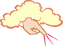 and his strength is in the clouds.